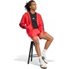 image:imageadidas Mens Essentials 3stripes Fleece Fullzip Hooded Track TopPure RubyBlack