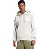 image:imageadidas Mens Essentials 3stripes Fleece Fullzip Hooded Track TopWonder AluminaWhite