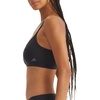 image:imageadidas Womens Active Modal Comfort Scoop BraletteBlackWhite