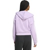 image:imageadidas Womens Essentials 3stripes French Terry Fullzip HoodiePowder PlumWhite