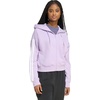 image:imageadidas Womens Essentials 3stripes French Terry Fullzip HoodiePowder PlumWhite