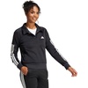 image:imageadidas Womens Iconic 3stripes Snap Track TopBlackBlack