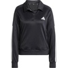 image:imageadidas Womens Iconic 3stripes Snap Track TopBlackBlack