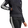image:imageadidas Womens Iconic 3stripes Snap Track TopBlackBlack