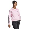 image:imageadidas Womens Iconic 3stripes Snap Track TopTrue PinkTrue Pink