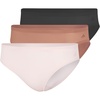 image:imageadidas Womens Active Light Flex Bikini UnderwearBlackToasted AlmondSandy Pink