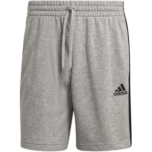 image:imageadidas Mens Essentials 3Stripes Fleece 9inch ShortsBlack Medium Grey Heather