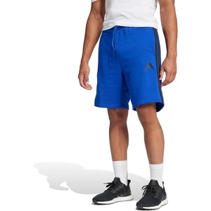 image:imageadidas Mens Essentials 3Stripes Fleece 9inch ShortsTeam Royal BlueBlack