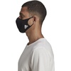 image:imageadidas Badge of Sport Face Covers 3Pack Unisex Adult Black Large