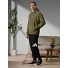 image:imageadidas Mens Essentials Big Logo Fleece Cuffed PantsBlackWhite