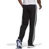 image:imageadidas Mens Essentials Fleece Open Hem 3Stripes PantsBlack2021