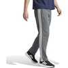 image:imageadidas Mens Essentials Fleece Open Hem 3Stripes PantsDark Grey Heather