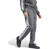 image:imageadidas Mens Essentials Fleece Open Hem 3Stripes PantsDark Grey HeatherWhite