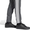 image:imageadidas Mens Essentials Fleece Open Hem 3Stripes PantsDark Grey HeatherWhite