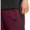 image:imageadidas Mens Essentials Fleece Open Hem 3Stripes PantsMaroonBlack