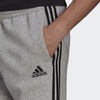 image:imageadidas Mens Essentials Fleece Open Hem 3Stripes PantsMedium Grey Heather