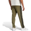 image:imageadidas Mens Essentials Fleece Open Hem 3Stripes PantsOlive StrataBlack