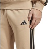image:imageadidas Mens Essentials Fleece Open Hem 3Stripes PantsWarm SandstoneBlack