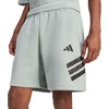 image:imageadidas Mens Future Icon 3Stripes Woven ShortsWonder Sage