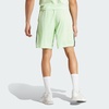 image:imageadidas Mens Train Essentials Piqu 3Stripes ShortsSemi Green SparkWhiteBlack