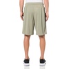 image:imageadidas Mens Train Essentials Piqu 3Stripes ShortsSilver PebbleOlive StrataBlack