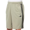 image:imageadidas Mens Train Essentials Piqu 3Stripes ShortsSilver PebbleOlive StrataBlack