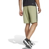 image:imageadidas Mens Train Essentials Piqu 3Stripes ShortsTent GreenBlack