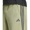 image:imageadidas Mens Train Essentials Piqu 3Stripes ShortsTent GreenBlack