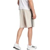 image:imageadidas Mens Train Essentials Piqu 3Stripes ShortsWonder BeigeBlack