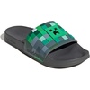 image:imageadidas Unisex Adult Adilette Shower SlideDark GreyDark GreyDark GreyMinecraft