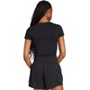 image:imageadidas Womens Essentials 3Stripes Slim Baby TShirtBlackWhite