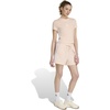 image:imageadidas Womens Essentials 3Stripes Slim Baby TShirtBlush PinkWhite
