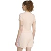 image:imageadidas Womens Essentials 3Stripes Slim Baby TShirtBlush PinkWhite