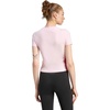 image:imageadidas Womens Essentials 3Stripes Slim Baby TShirtClear PinkPure Ruby