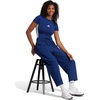 image:imageadidas Womens Essentials 3Stripes Slim Baby TShirtDark BlueWhite