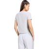 image:imageadidas Womens Essentials 3Stripes Slim Baby TShirtLight Grey HeatherMedium Grey Heather