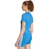 image:imageadidas Womens Essentials 3Stripes Slim Baby TShirtRay BlueWhite