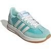 image:imageadidas Womens Run 70S 20 Lace Up Sneakers Shoes Casual  BlackSemi Flash AquaOff WhiteSemi Flash Aqua