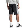 image:imageadidas mens Essentials 3stripes Single Jersey 10inch ShortsBlackWhite