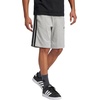 image:imageadidas mens Essentials 3stripes Single Jersey 10inch ShortsMedium Grey HeatherBlack