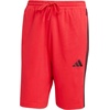 image:imageadidas mens Essentials 3stripes Single Jersey 10inch ShortsPure RubyBlack