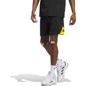 image:imageadidas Mens Badge of Sport Basketball ShortsBlackCrew Yellow