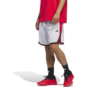 image:imageadidas Mens Crazylite Basketball ShortsDash GreyPure Ruby