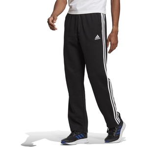 image:imageadidas Mens Essentials Fleece Open Hem 3Stripes PantsBlack2021