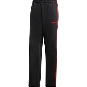 image:imageadidas Mens Essentials Fleece Open Hem 3Stripes PantsBlackScarlet2019