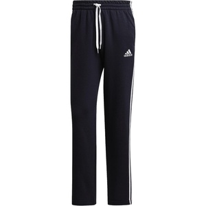 image:imageadidas Mens Essentials Fleece Open Hem 3Stripes PantsLegend Ink2021