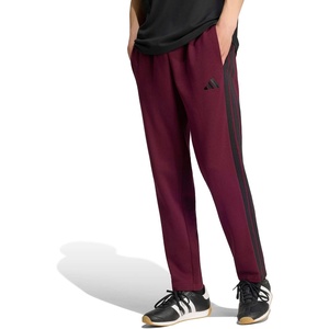 image:imageadidas Mens Essentials Fleece Open Hem 3Stripes PantsMaroonBlack
