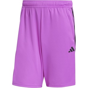 image:imageadidas Mens Train Essentials Piqu 3Stripes ShortsPurple BurstBlack