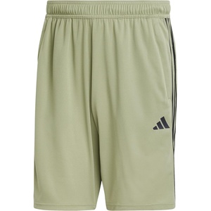 image:imageadidas Mens Train Essentials Piqu 3Stripes ShortsTent GreenBlack