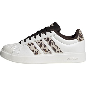 image:imageadidas Womens Streettalk ShoeWhiteCrystal LinenAurora Coffee